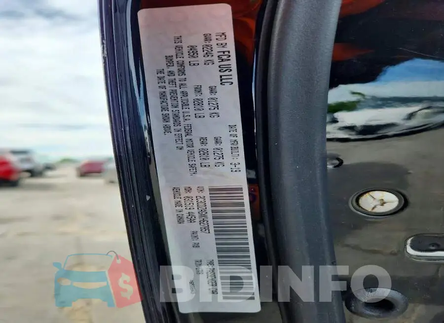 2C3CDZAGXKH627857 Photo# 12