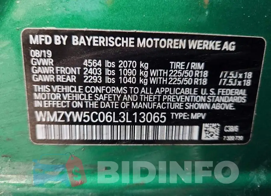 WMZYW5C06L3L13065 Photo# 13