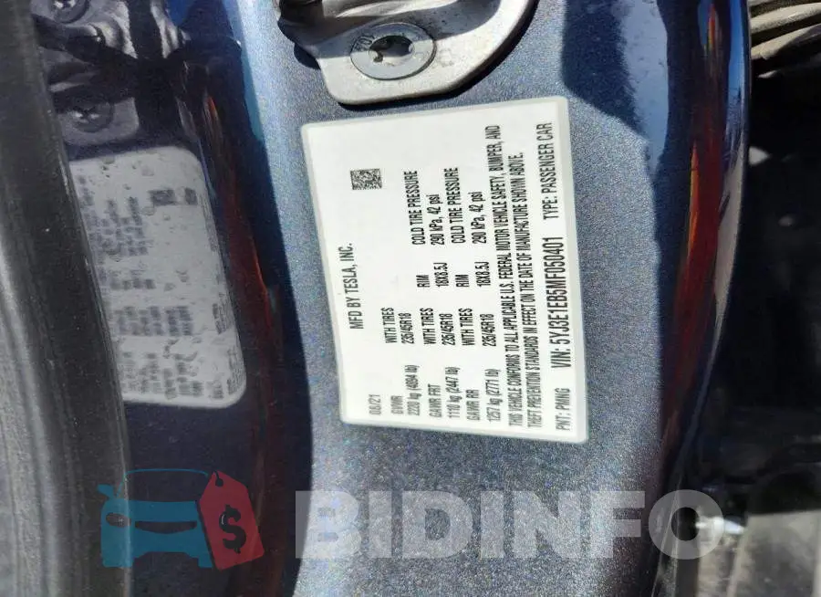 5YJ3E1EB5MF050401 Photo# 12