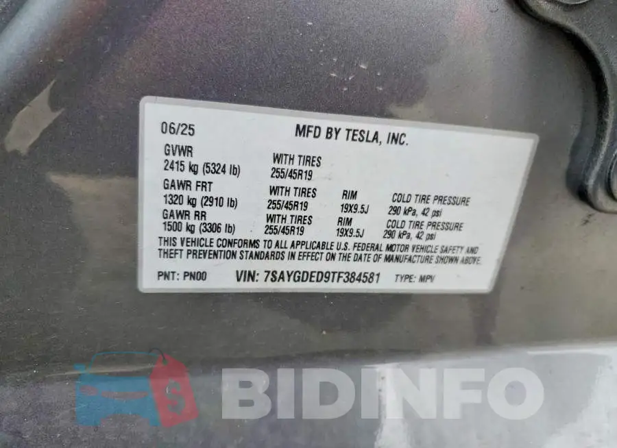 7SAYGDED9TF384581 Photo# 13