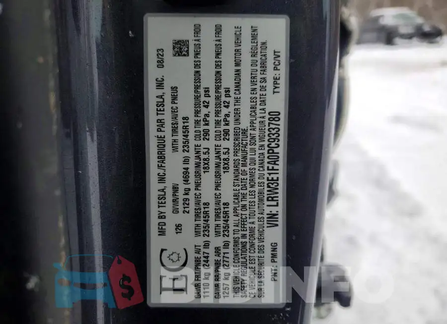 LRW3E1FA0PC933780 Photo# 12