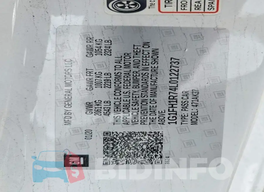 1G1FH1R74L0122737 Photo# 12