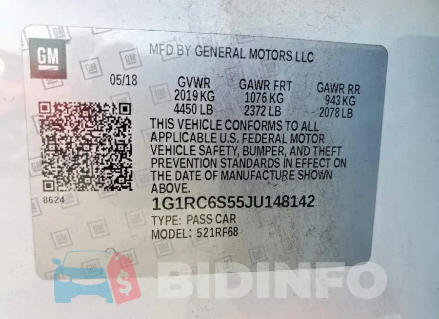 1G1RC6S55JU148142 Photo# 13