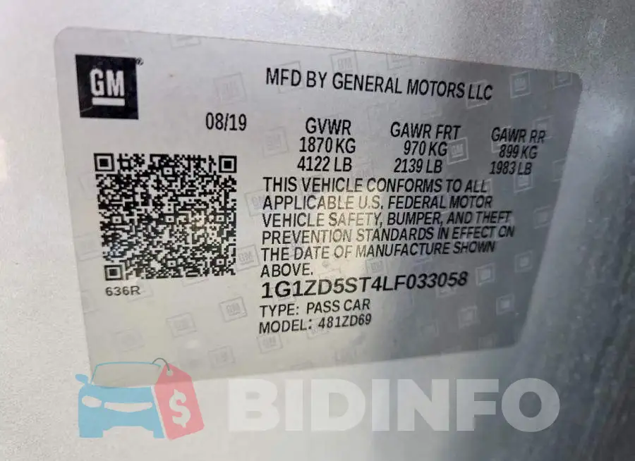 1G1ZD5ST4LF033058 Photo# 12