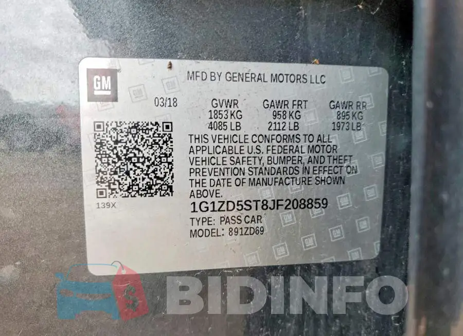 1G1ZD5ST8JF208859 Photo# 12