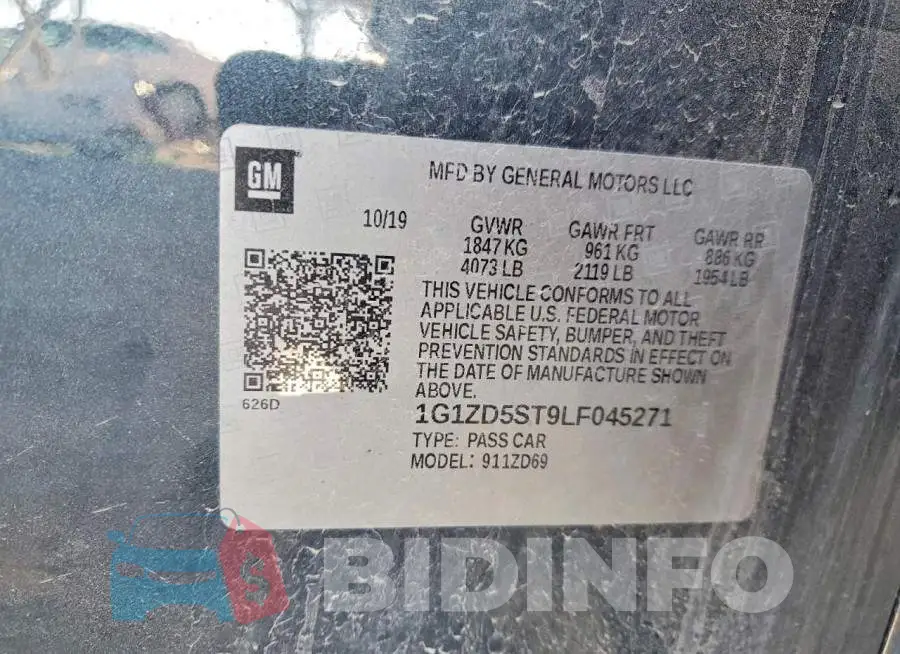 1G1ZD5ST9LF045271 Photo# 12