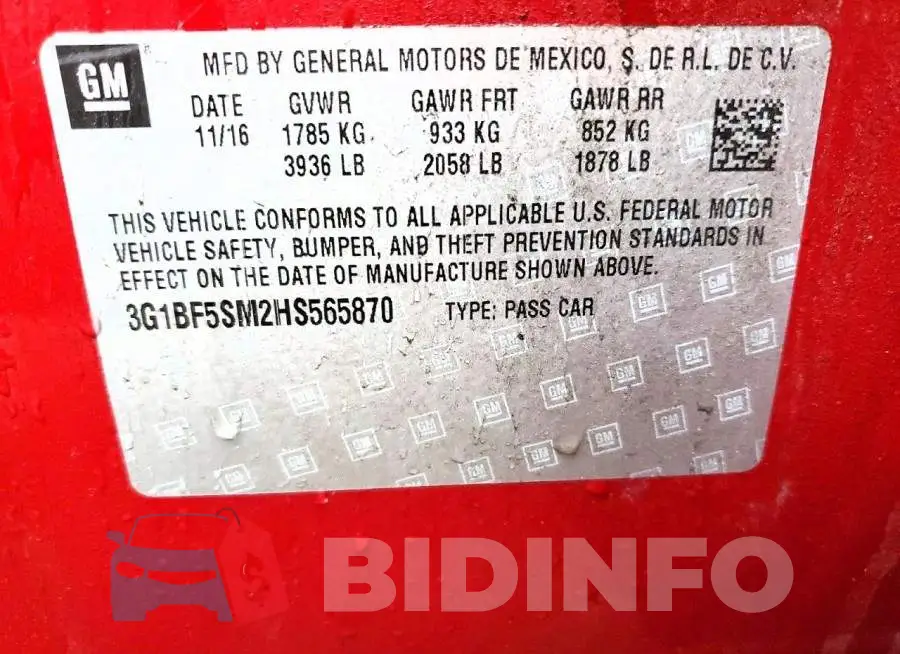 3G1BF5SM2HS565870 Photo# 12
