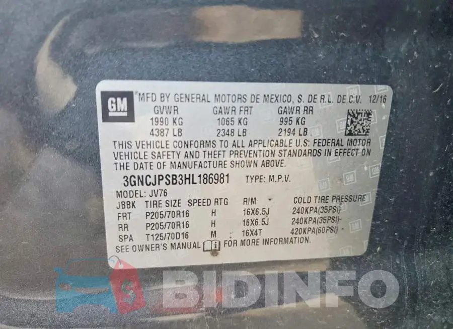 3GNCJPSB3HL186981 Photo# 14