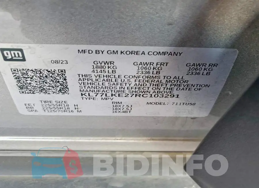 KL77LKE27RC103291 Photo# 13