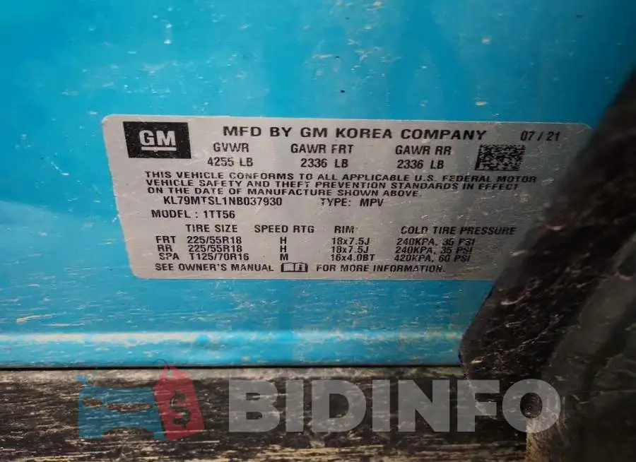 KL79MTSL1NB037930 Photo# 13