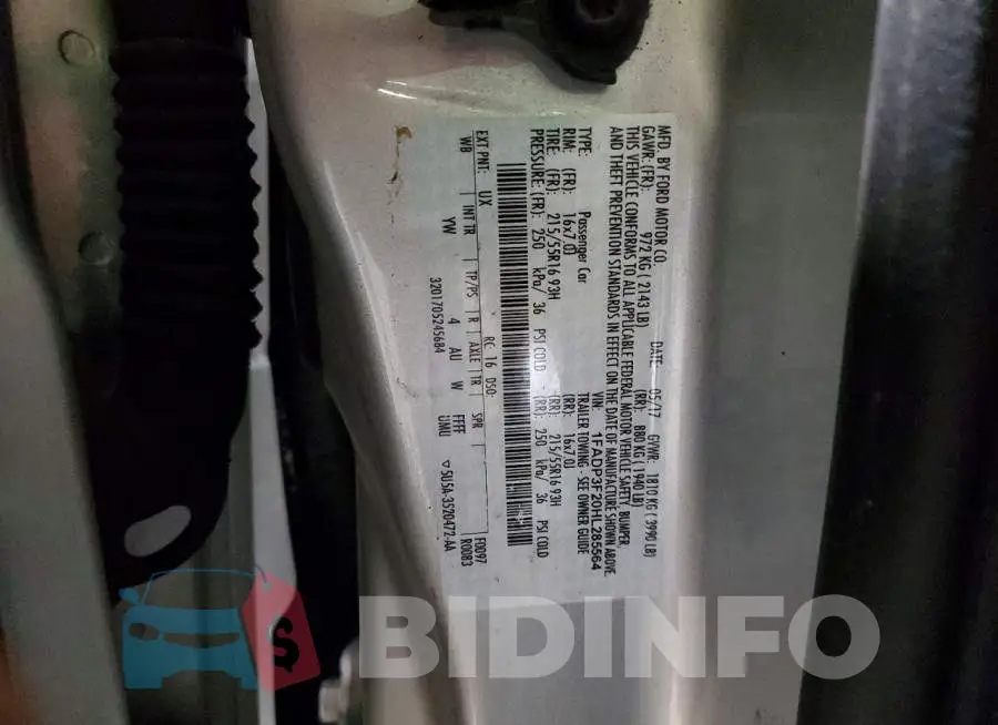 1FADP3F20HL285564 Photo# 12
