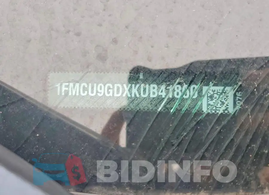 1FMCU9GDXKUB41860 Photo# 13