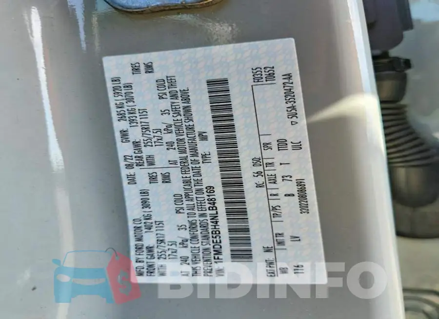 1FMDE5BH4NLB48169 Photo# 13