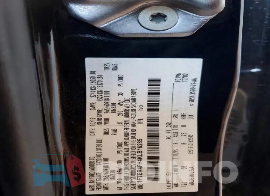 1FTER4FH4KLB16285 Photo# 13