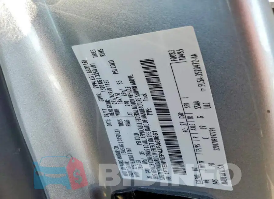 1FTEW1EP4JFA69661 Photo# 12