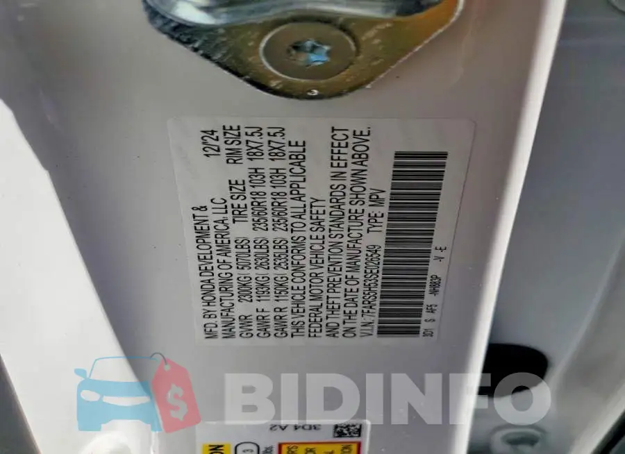 7FARS5H53SE026549 Photo# 13