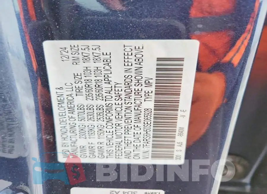 7FARS6H50SE065928 Photo# 13