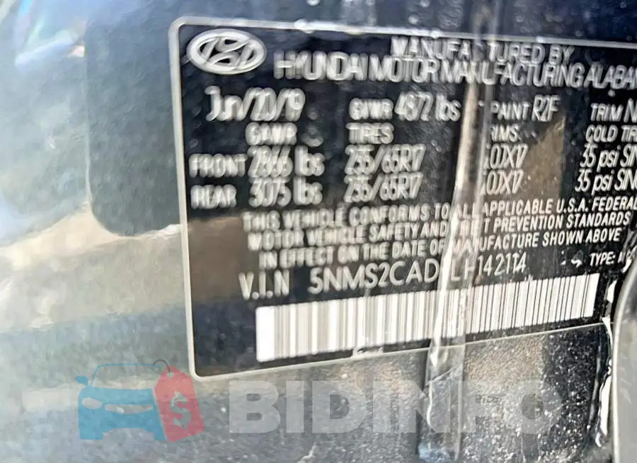 5NMS2CAD7LH142114 Photo# 13