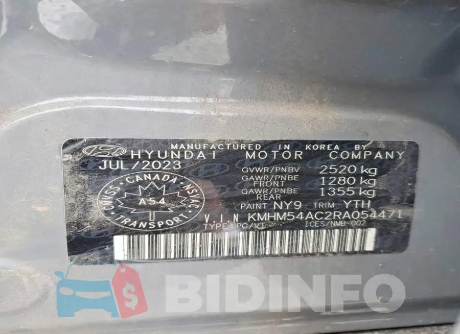 KMHM54AC2RA054471 Photo# 12