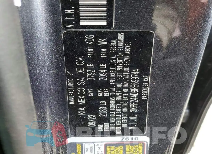 3KPF24AD9RE699744 Photo# 12