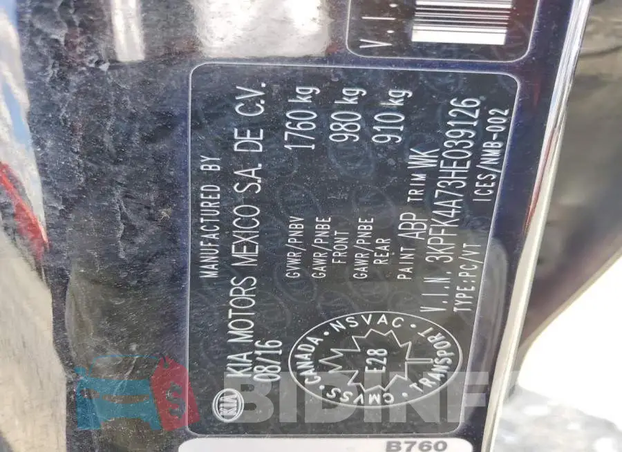 3KPFK4A73HE039126 Photo# 13