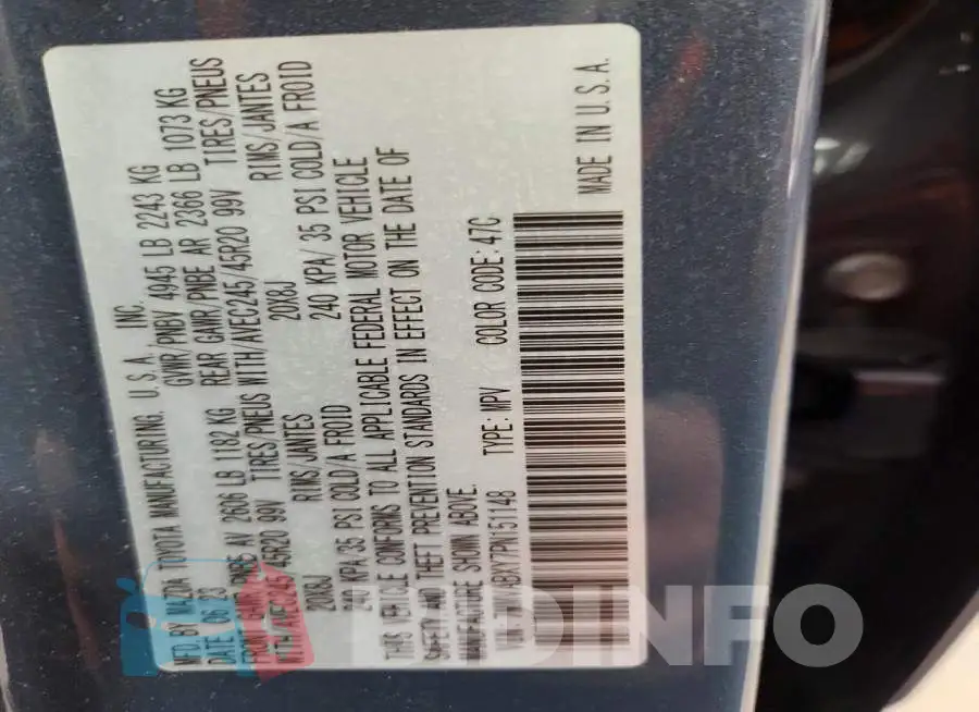 7MMVABXY7PN151148 Photo# 13