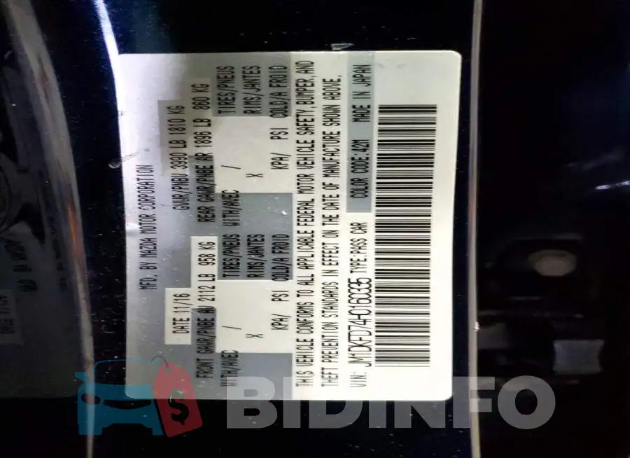 JM1DKFD74H0160335 Photo# 12