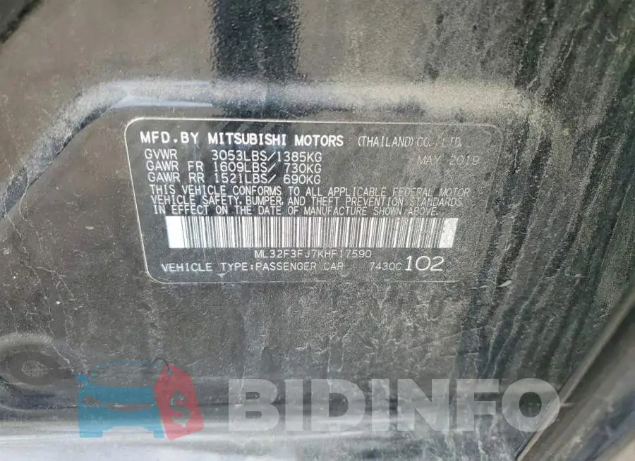 ML32F3FJ7KHF17590 Photo# 12