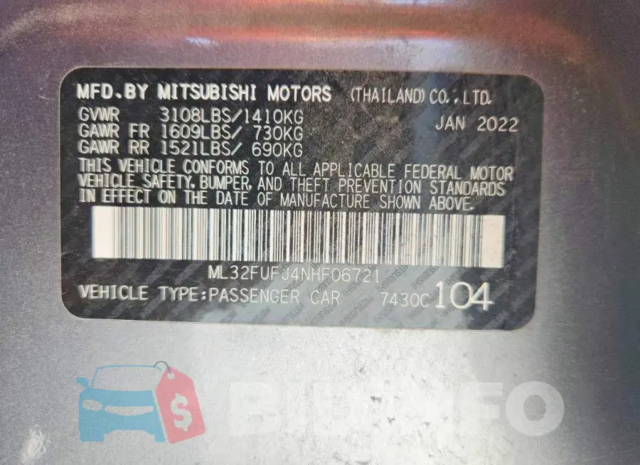 ML32FUFJ4NHF06721 Photo# 13