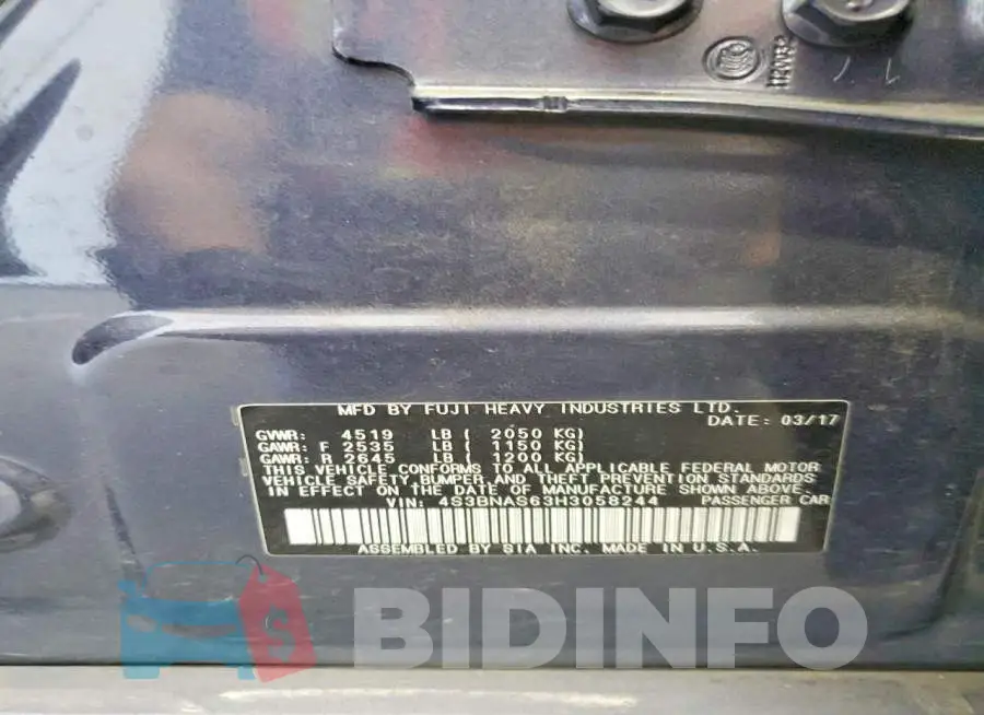 4S3BNAS63H3058244 Photo# 13