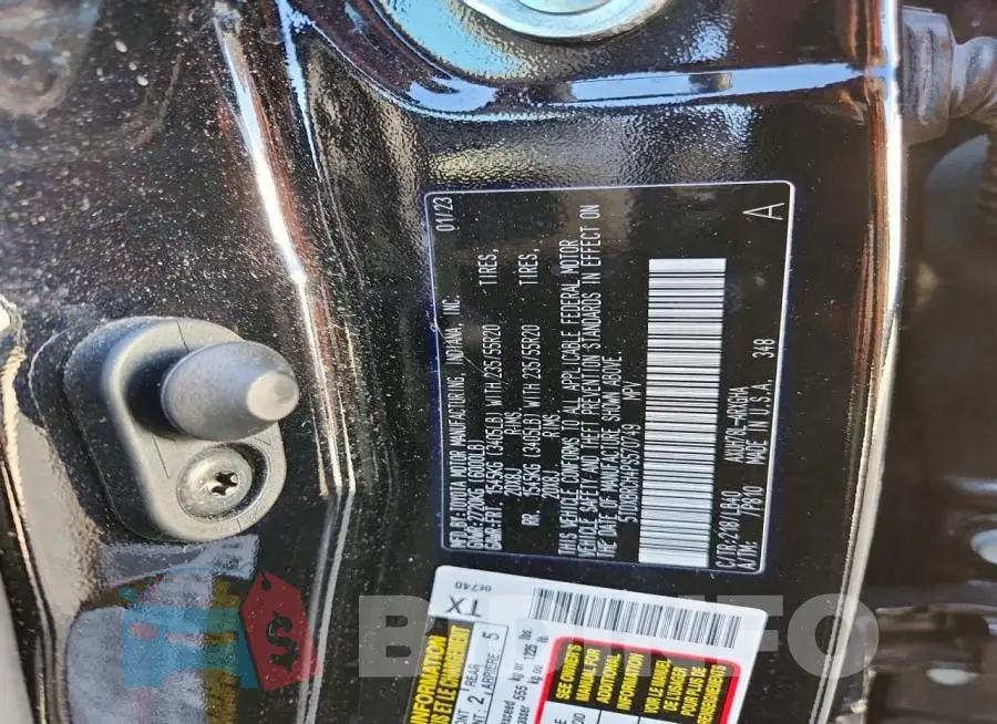 5TDXBRCH4PS570749 Photo# 13