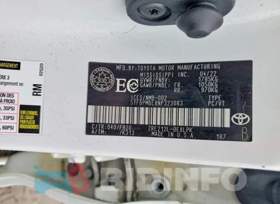 5YFBPMBE8NP323083 Photo# 12