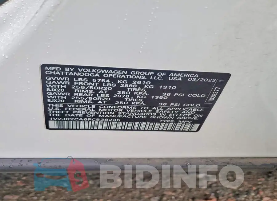 1V2JR2CA6PC538235 Photo# 14