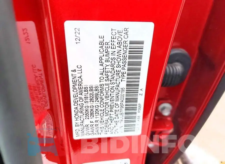 19UUB7F96PA000195 Photo# 12