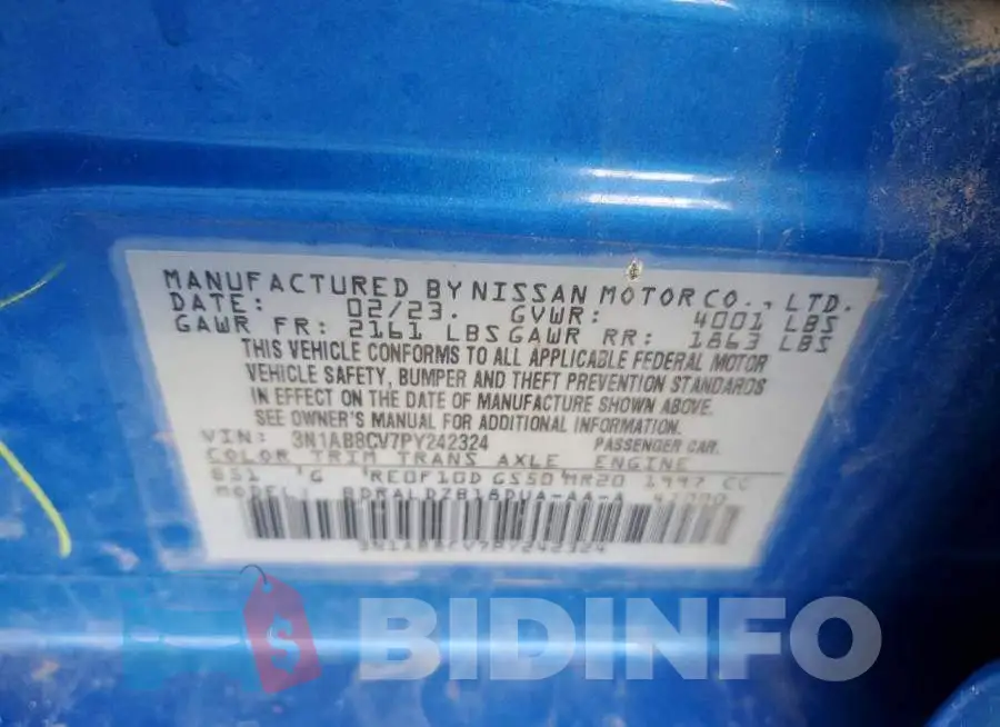 3N1AB8CV7PY242324 Photo# 12
