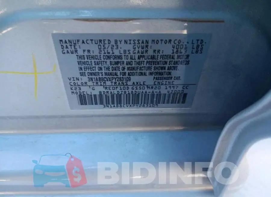 3N1AB8CVXPY283109 Photo# 12