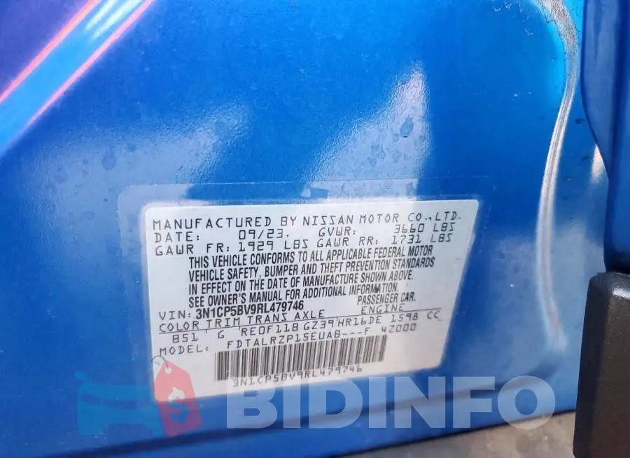 3N1CP5BV9RL479746 Photo# 13