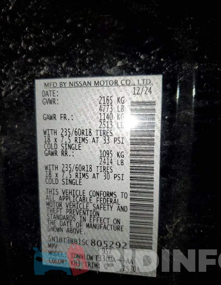 5N1BT3BB1SC805292 Photo# 13