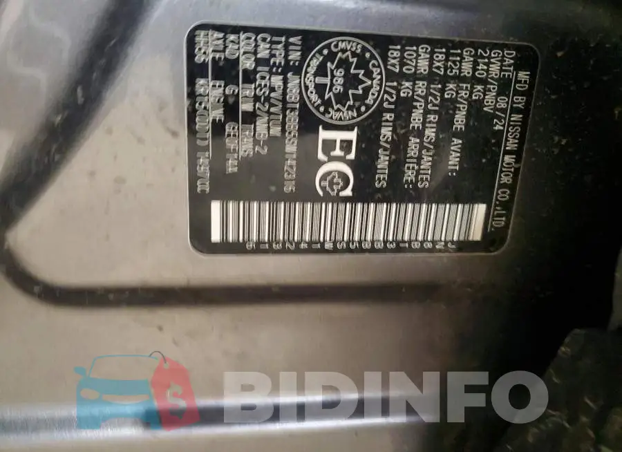 JN8BT3BB5SW142316 Photo# 13