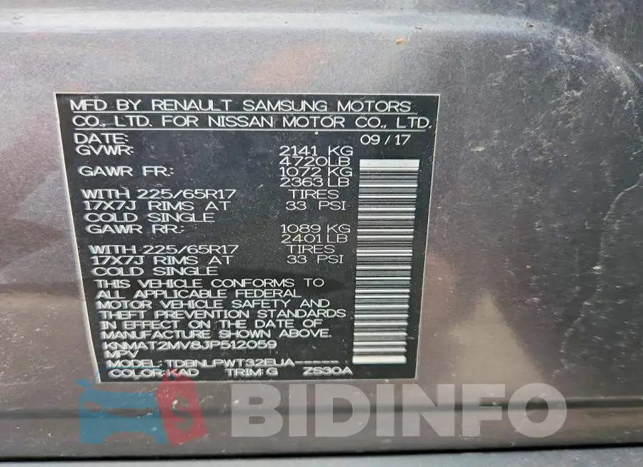 KNMAT2MV8JP512059 Photo# 13
