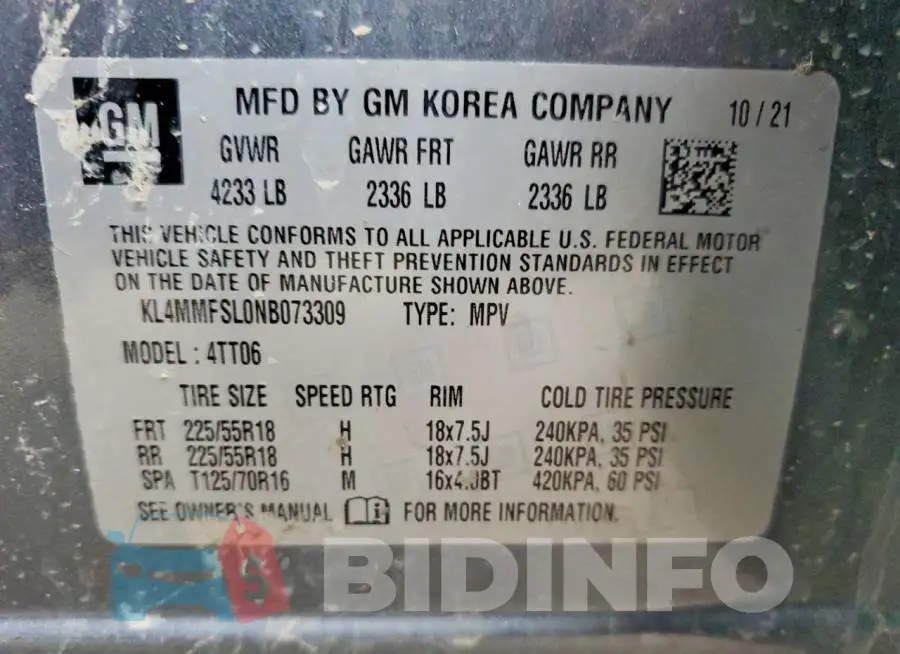 KL4MMFSL0NB073309 Photo# 12