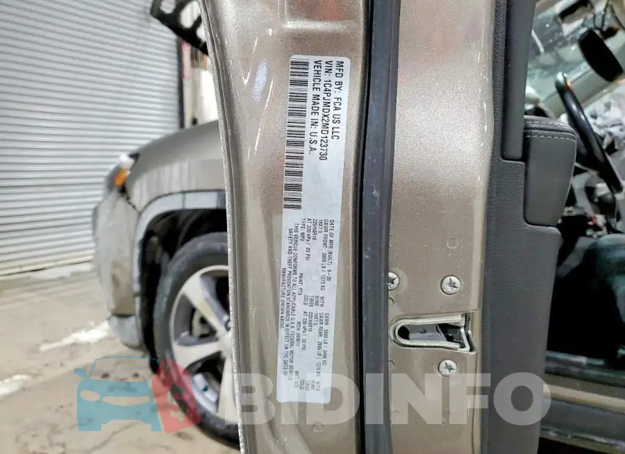 1C4PJMDX2MD123730 Photo# 13