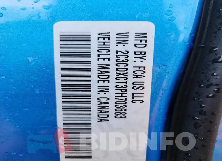 2C3CDXCT3PH703683 Photo# 13