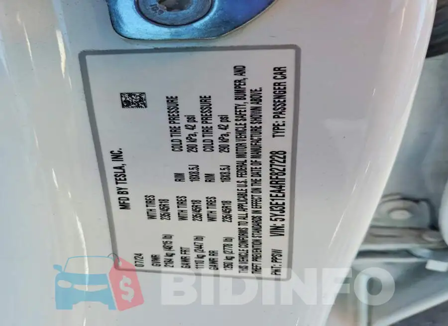 5YJ3E1EA4RF827228 Photo# 12