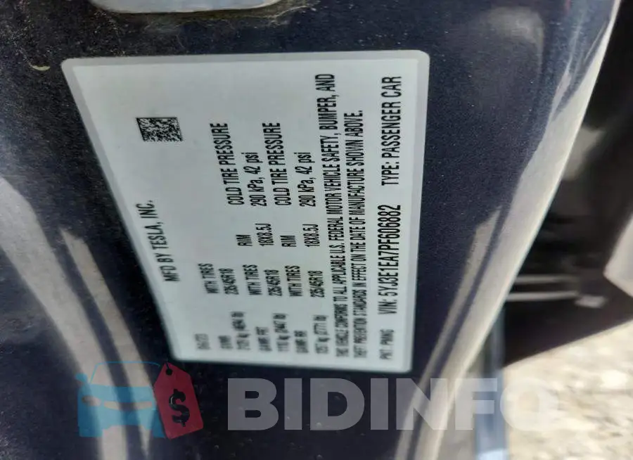 5YJ3E1EA7PF606882 Photo# 12