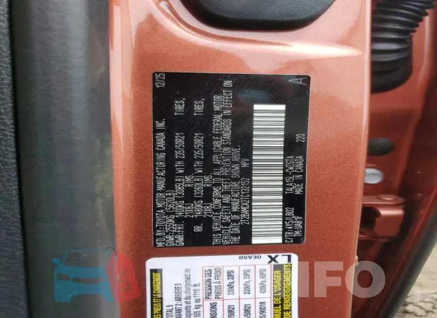 2T2BAMCA2TC132152 Photo# 13
