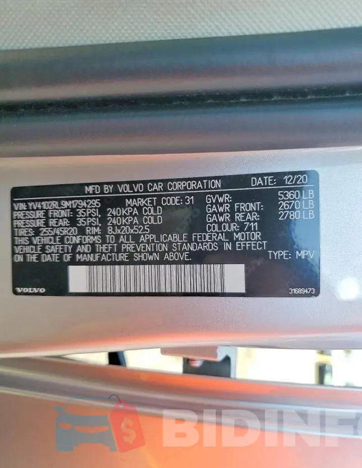 YV4102RL9M1794295 Photo# 13
