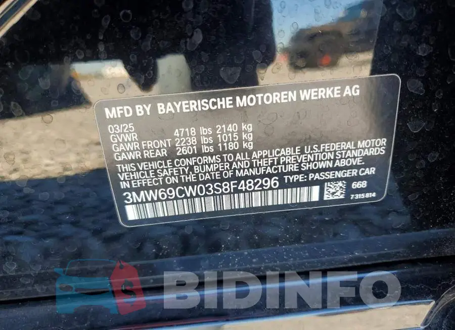 3MW69CW03S8F48296 Photo# 12