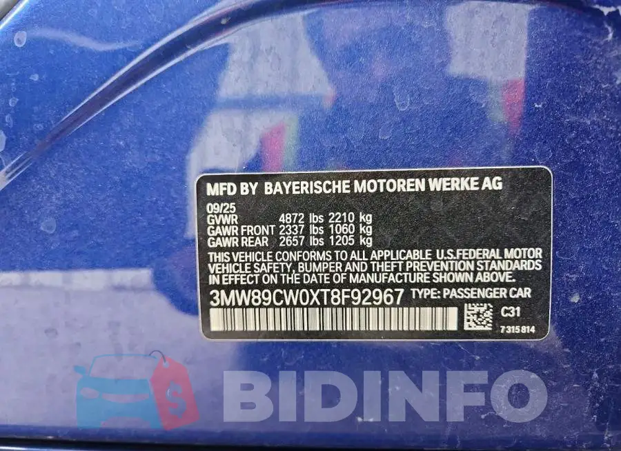 3MW89CW0XT8F92967 Photo# 12