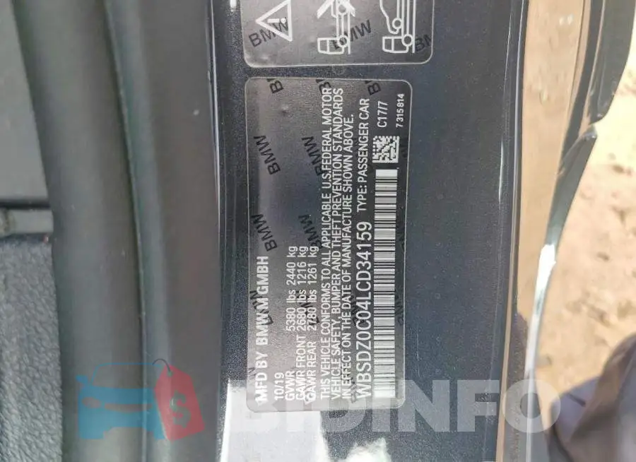 WBSDZ0C04LCD34159 Photo# 12